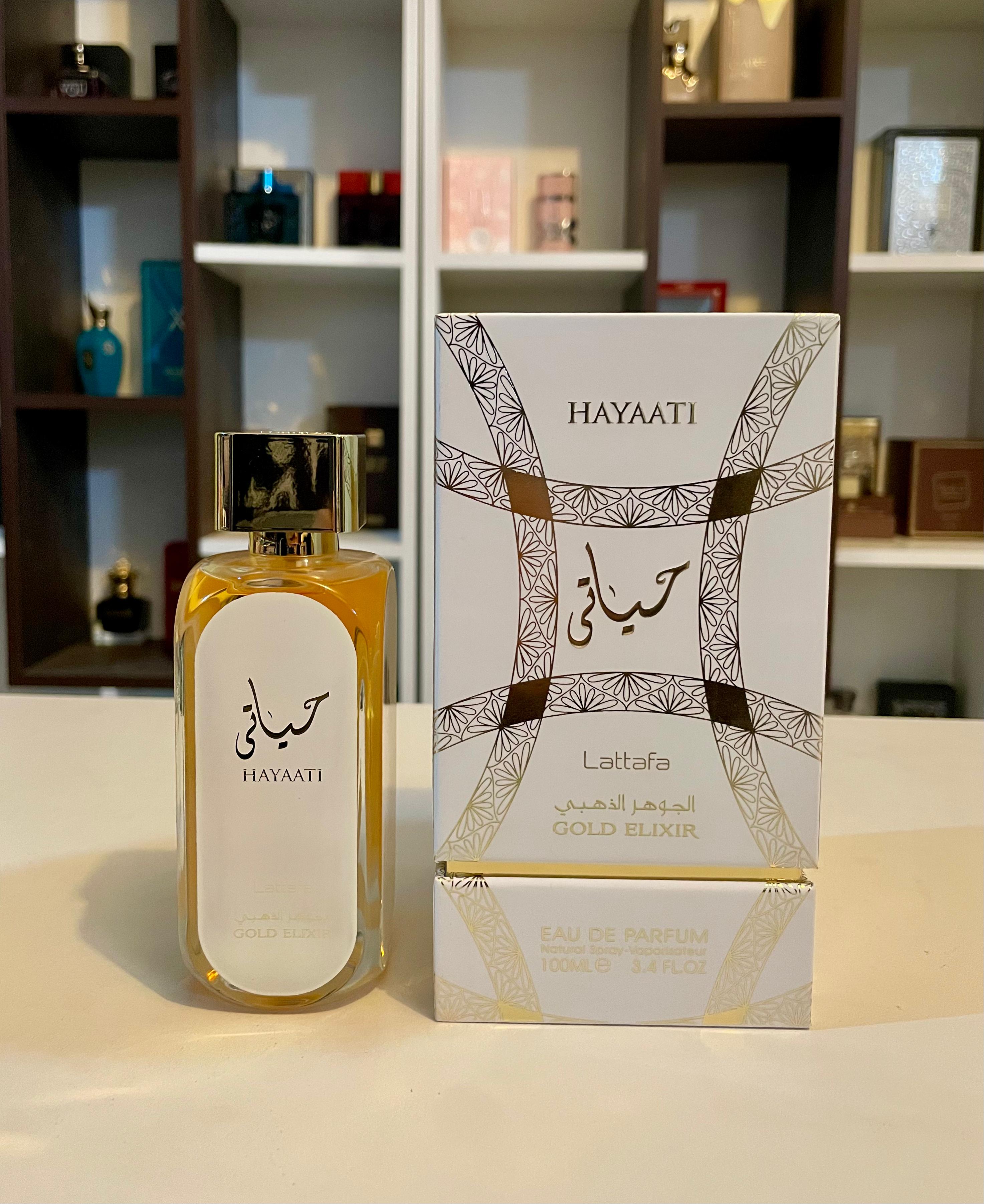 Hayaati Gold Elixir Lattafa – Decant Fragancia Árabe