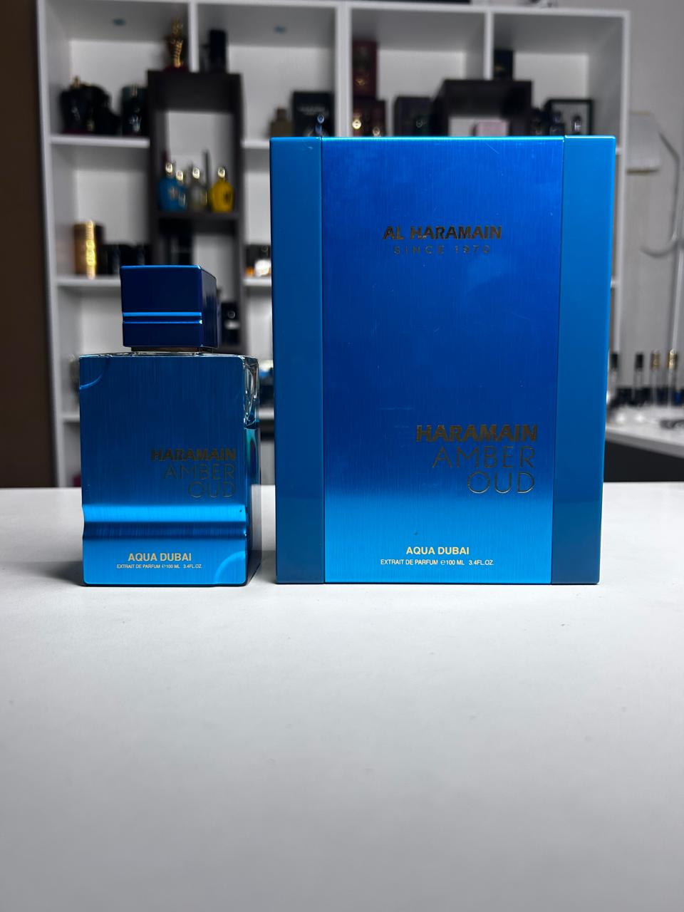 AL HARAMAIN AMBER OUD AQUA DUBAI DECANT